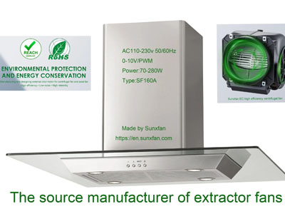 Ventilador Extractor de Cocina: Seriers SF160D-E092B3