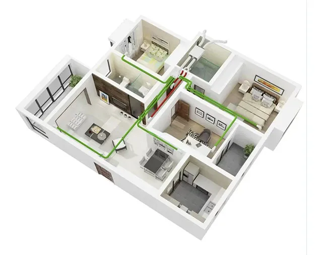 Aplicaciones del ventilador centrífugo curvado Backarward