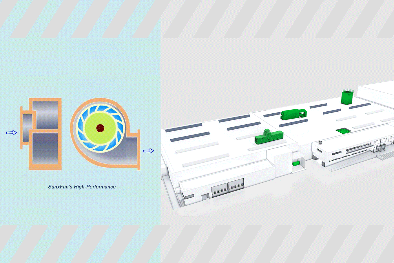 Video de ventiladores centrífugos SunxFan